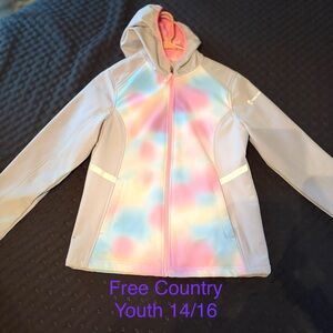 Free Country Youth Jacket with Pastel Hues